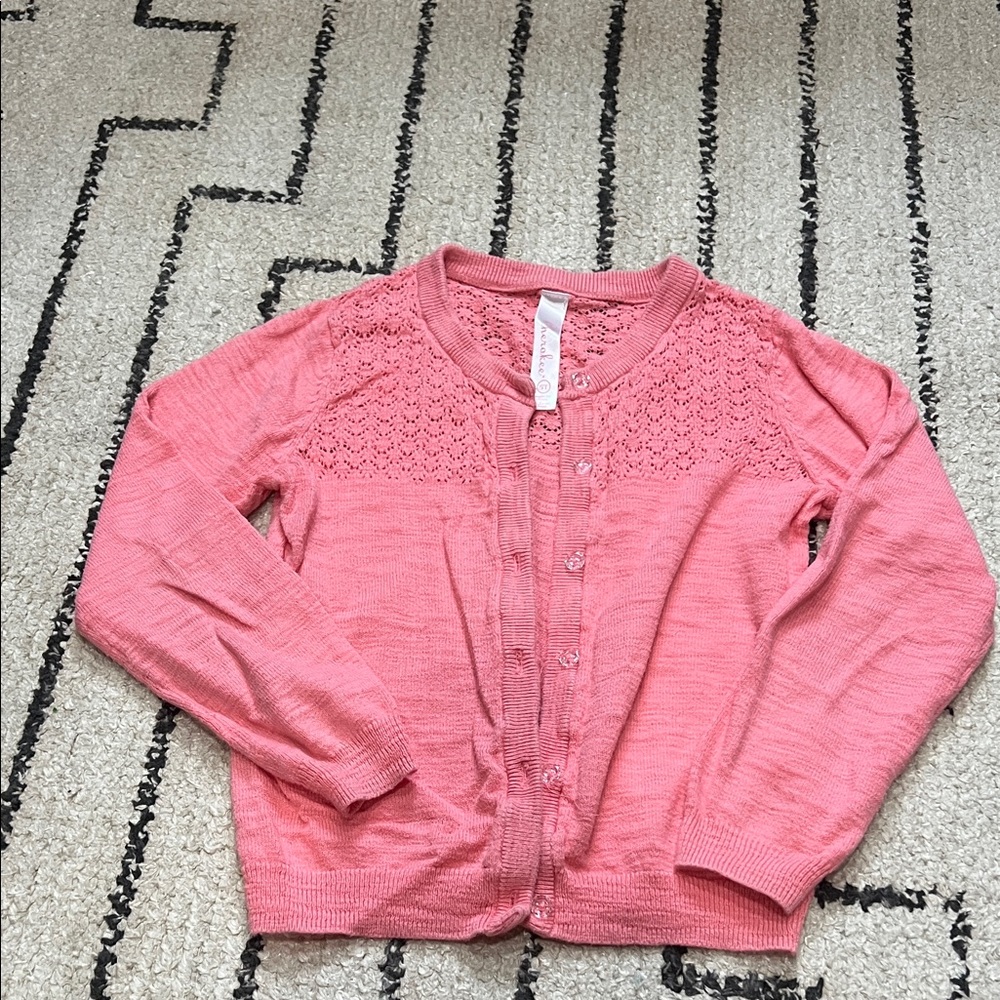 Cherokee Coral Knit Cardigan